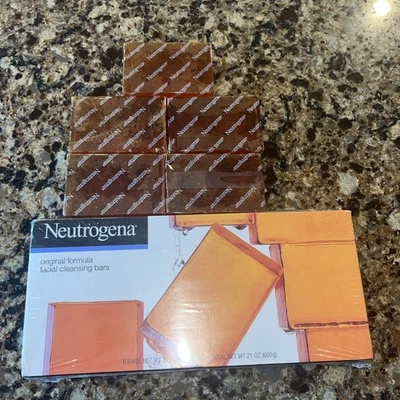 NEW Sealed 11 Bars Neutrogena Transparent Facial Bar Soap Fragrance Free Origi - Image 1 of 2