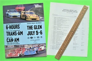 1980 WATKINS GLEN TRANS-AM / 6-HRS / CAN-AM PROGRAM Rahal BRABHAM Sullivan NOS - Picture 1 of 18