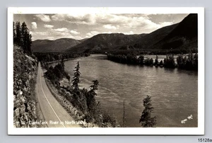 RPPC Clarksfork River Idaho ID Ross Hall Real Photo Postcard - Picture 1 of 4