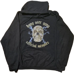 Tom MacDonald Hoodie Sweatshirt HOG 4X schwarz Hang Over Gang Totenkopf Blitz gebraucht, in einwandfreiem Zustand - Bild 1 von 11