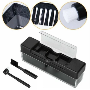 2 in 1 Vinyl Record Cleaning Brush Set Stylus Velvet Anti-static Cleaner Kit - Imagen 1 de 11