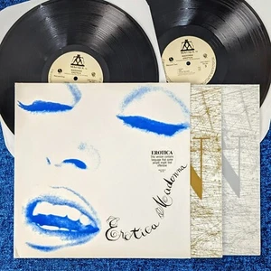 MADONNA EROTICA EU 2x 12'' VINYL ALBUM LP RECORD GERMANY 1992 M/M- Promo Hype - Picture 1 of 15