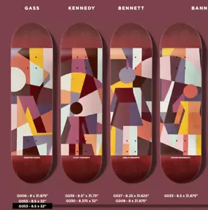 Girl Skateboards Emergence Cubism Figures Series Deck Various Graphics - Picture 1 of 4