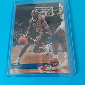 MICHAEL JORDAN 1996 Topps NBA STARS #124 BULLS Very Clean Sharp nm/m - Picture 1 of 2