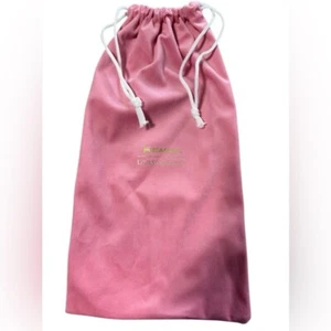 LoveShack Fancy Stanley Velvet pink Drawstring Pouch bag NEW - Picture 1 of 4