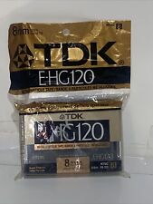 TDK EHG120 E-HG 120 Metal Particle 8MM Camcorder Video Cassette NTSC P6-120 NEW