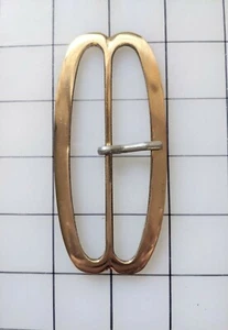 Messing Gürtelschnalle, CartridgeBuckle, Buckle CB 3 1/2", 18. Jahrhundert Reproduktion - Bild 1 von 2