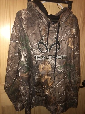 RealTree Xtra Hoodie Camo Size Large 42-44 drawstring front pocket Sweatshirt - Image 1 of 3