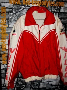 Vintage Moto VILLA moto GP motocross racing team nylon padded jacket '70s - Picture 1 of 3