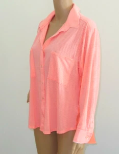 Anthropologie Willow & Clay superweiche Bluse Modalkragen geknöpft transparenter Rücken gebraucht, in einwandfreiem Zustand - Bild 1 von 10
