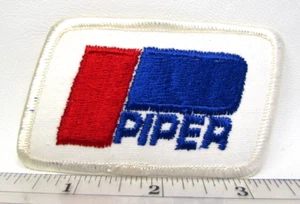 Vintage Piper Aircraft Logo Jacket Patch Vero Beach Florida Airplane Aviation - Bild 1 von 3