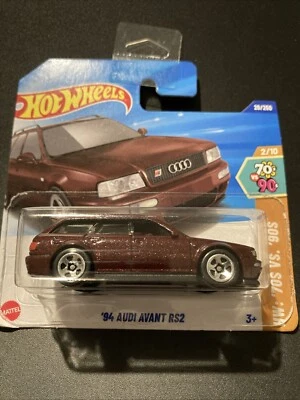Hot Wheels 94 Audi Avant Rs2 Hw 70s Vs 90s 2/10 2025 29/250 HYW82 Brown Variante - Immagine 1 di 4