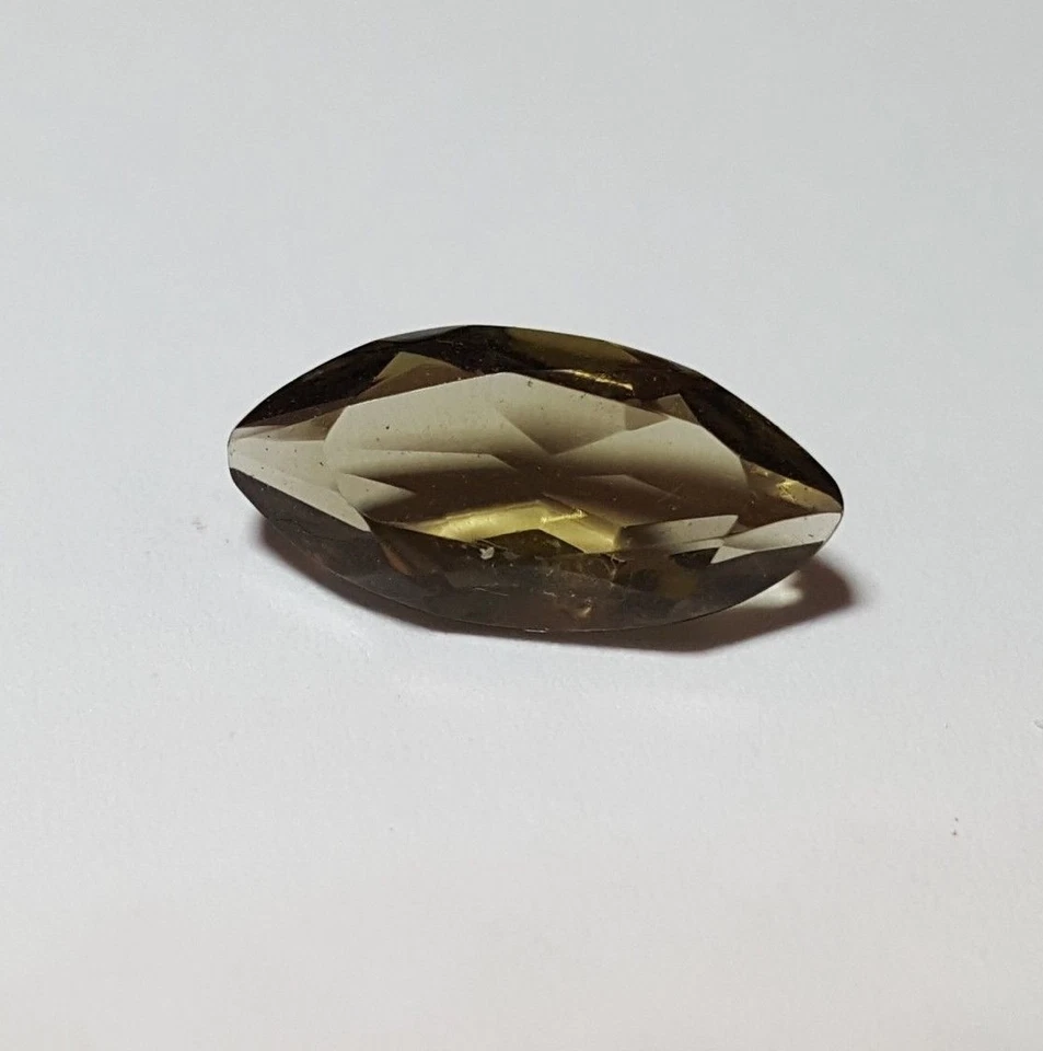 Marquise shaped smoky topaz.  12x6mm marquise shaped faceted smoky topaz. - Image 1 of 1