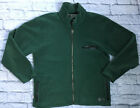 On Sale Iliac Golf L Green Full Zip Sweater Soft Warm Fleece Bert La Mar Usa Euc