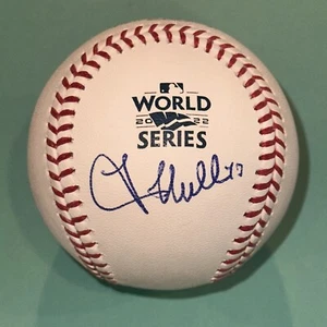 LANCE McCULLERS JR (Astros) Signed Official 2022 WORLD SERIES Baseball Beckett - Picture 1 of 4