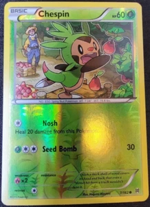 Reverse Holo Foil Chespin # 7/162 XY: Breakthrough Set Pokemon Karten NM/MINT - Bild 1 von 1