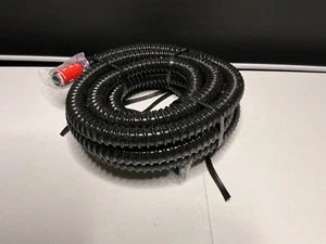 Neu TotalPond Wellschlauch 1 1/2 in 20 Fuß Spule neutrale schwarze Farbe - Bild 1 von 1
