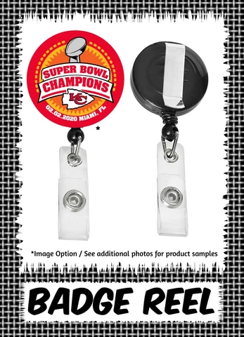 Kansas City Chiefs Super Bowl LIV Champs - Badge Reel  - Choose From 12 Designs Cover