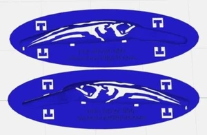 Bandit Deep Walleye Crankbait Lure Painting Stencil PBL-BDW-090 - Picture 1 of 1