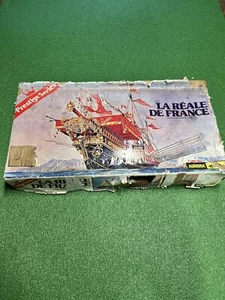 Vintage 1977 Aurora Heller La Reale de France #6541 Maßstab 1:75 komplett - Bild 1 von 12
