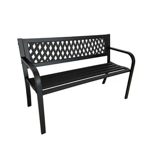 Gartenbank Metallbank Schwarz Sitzbank HTI-Living - Bild 1 von 4