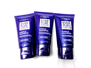 3-L'Oreal Paris EverPure Sulfate Free Brass Toning Purple Shampoo for Blond 2.5 - Bild 1 von 3