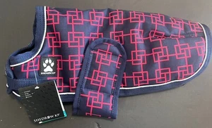 Shedrow K9 Glacier Dog Coat Plaid/Red/Blue MS- New - Picture 1 of 9
