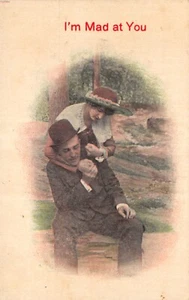 ANTIGUA POSTAL SERIE BAMFORTH GB Y ESTADOS UNIDOS CORTEJO BUENA MUY BUENA - Imagen 1 de 2