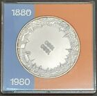 1980 100 Years Of Munich Re .999 Silver Medallion 50G