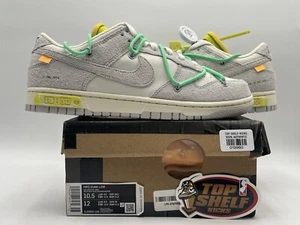 New Nike Dunk Low Off White “Lot” 14 2021 Size 10.5 Authentic Rare Virgil - Picture 1 of 8