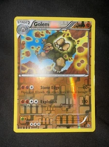 Pokemon Tcg Golem XY Flashfire Reverse Holo Rare 47/106 NM - Bild 1 von 2