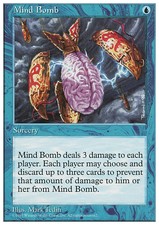 Magic the Gathering MTG Mind Bomb (105) Fifth Edition   NM