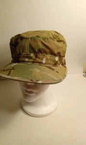 Camouflage Military Patrol Cap SPM1C1-06-C-0017 With Strip On Back Used - Picture 1 of 11