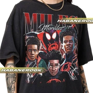 Limited Miles Morales Vintage T-Shirt, Gift For Women and Man Unisex T-Shirt - Picture 1 of 3