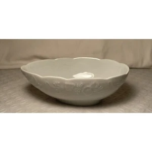 Dansk Ivy Dish Bowl White Gravy Avocado Egg oval Boat France 6 1/8” Porcelain - Picture 1 of 4