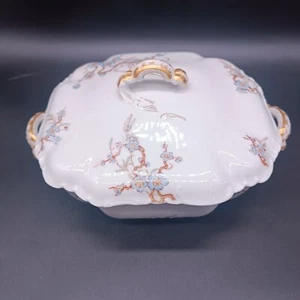 Haviland Limoges piatto verdura coperto decorazione floreale porcellana vintage - Foto 1 di 14