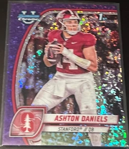 ASHTON DANIELS 2024 BOWMAN CHROME 1ST PURPLE MINI-DIAMONDS SP /375 - Picture 1 of 1