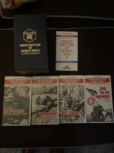 Große Schlachten des 2. Weltkriegs. Reader's Digest 4 VHS Set. 1987 - Bild 1 von 4