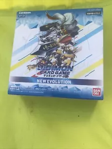 Digimon New Evolution BT-01 NEW SEALED Card Game Japanese Booster Box US Seller - Picture 1 of 7
