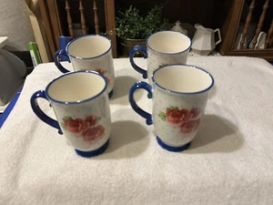 The Pioneer Woman Heritage Floral 4-Piece Mug Set, 18 fl oz - Picture 1 of 4