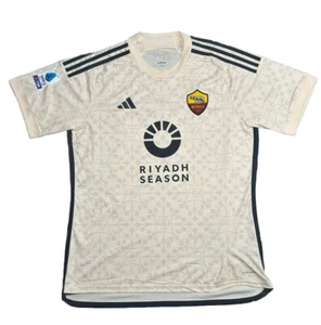 MAGLIA CALCIO ROMA MATCH WORN PREPARATA KUMBULLA 2023/24 ADIDAS JERSEY TRIKOT - Foto 1 di 7