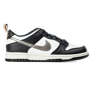 Nike Dunk Low 'Black White Metallic' GS (2022) - Picture 1 of 7
