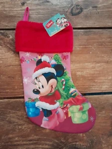 Disney Minnie Mouse Stocking 15" NWT - Picture 1 of 5
