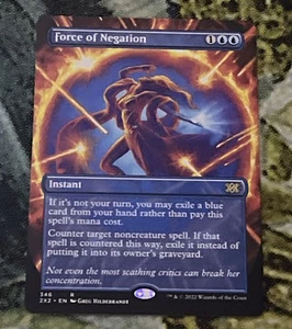 Force of Negation NM Double Masters 2022 Borderless Regular MTG - Picture 1 of 2
