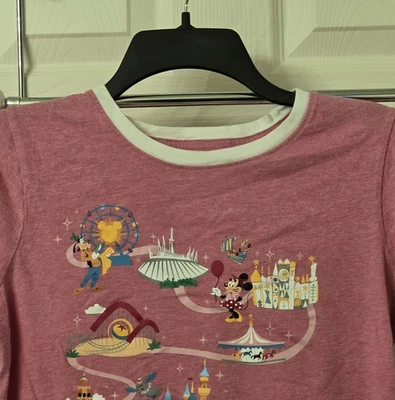 Camiseta para mujer pequeña de Mickey Ringer Icons de los parques de Disney Walt Disney World Park Foto 1 de 4