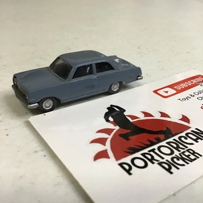 WIKING #345 AZUL 1960 OPEL REKORD 8r sedán de dos puertas ho 1:87 plástico alemania Foto 1 de 4