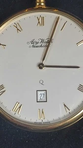 NEW Aero Watch Neuchatel Pocket Watch Swiss Made Collector's Timepiece - Picture 1 of 3