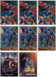 Marvel Captain America - promo card lot - 8 cards - Foto 1 di 2