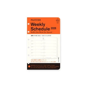 Plotter System Organizer Refill 2026 Mini Weekly Left 77718176 Starts Januar 617 - Bild 1 von 8