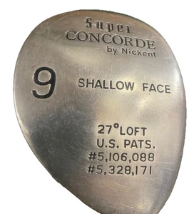 Nickent Super Concorde Shallow Face 9 Wood 27* RH Regular Graphite 41" New Grip - Picture 1 of 12